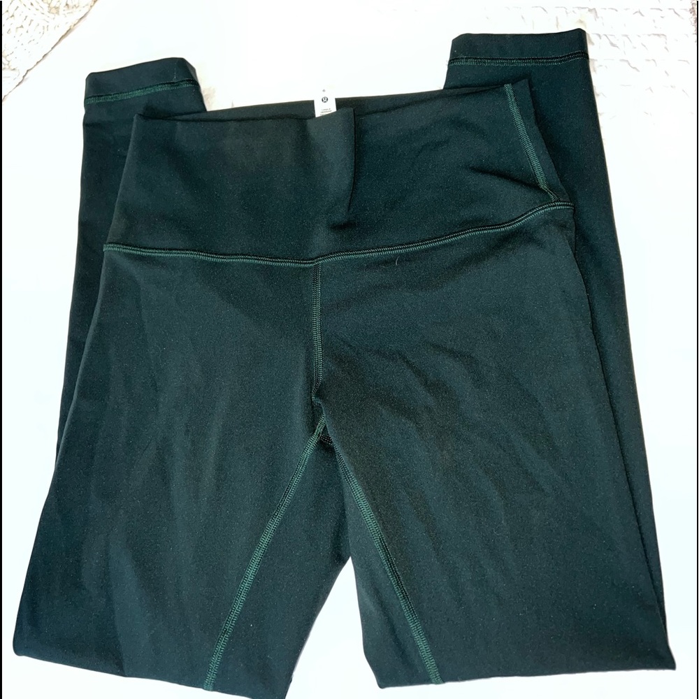 lululemon athletica Dark Green Leggings